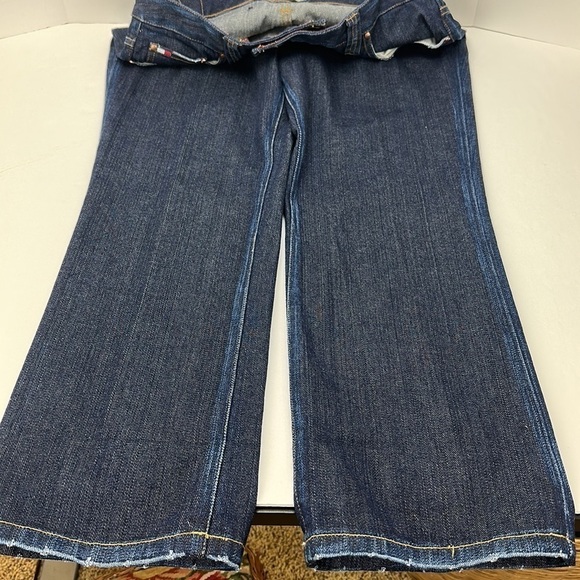 Tommy Hilfiger Straight Leg Jeans Size 12 Dark Wash Denim - Picture 6 of 15